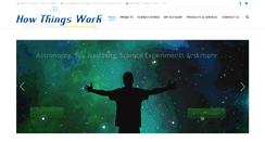 Desktop Screenshot of how-things-work-science-projects.com