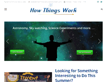 Tablet Screenshot of how-things-work-science-projects.com